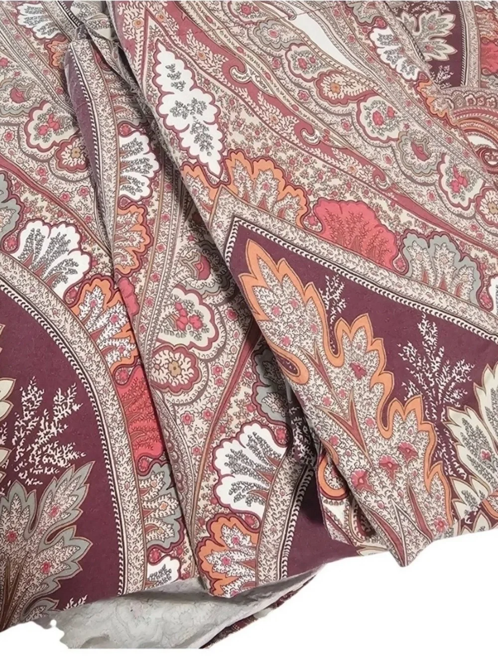 Pottery Barn Caesarea Paisley Rare King Duvet Cover